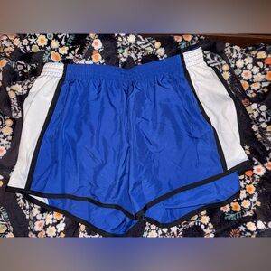 Augusta Sportswear Blue and White Ladies Shorts